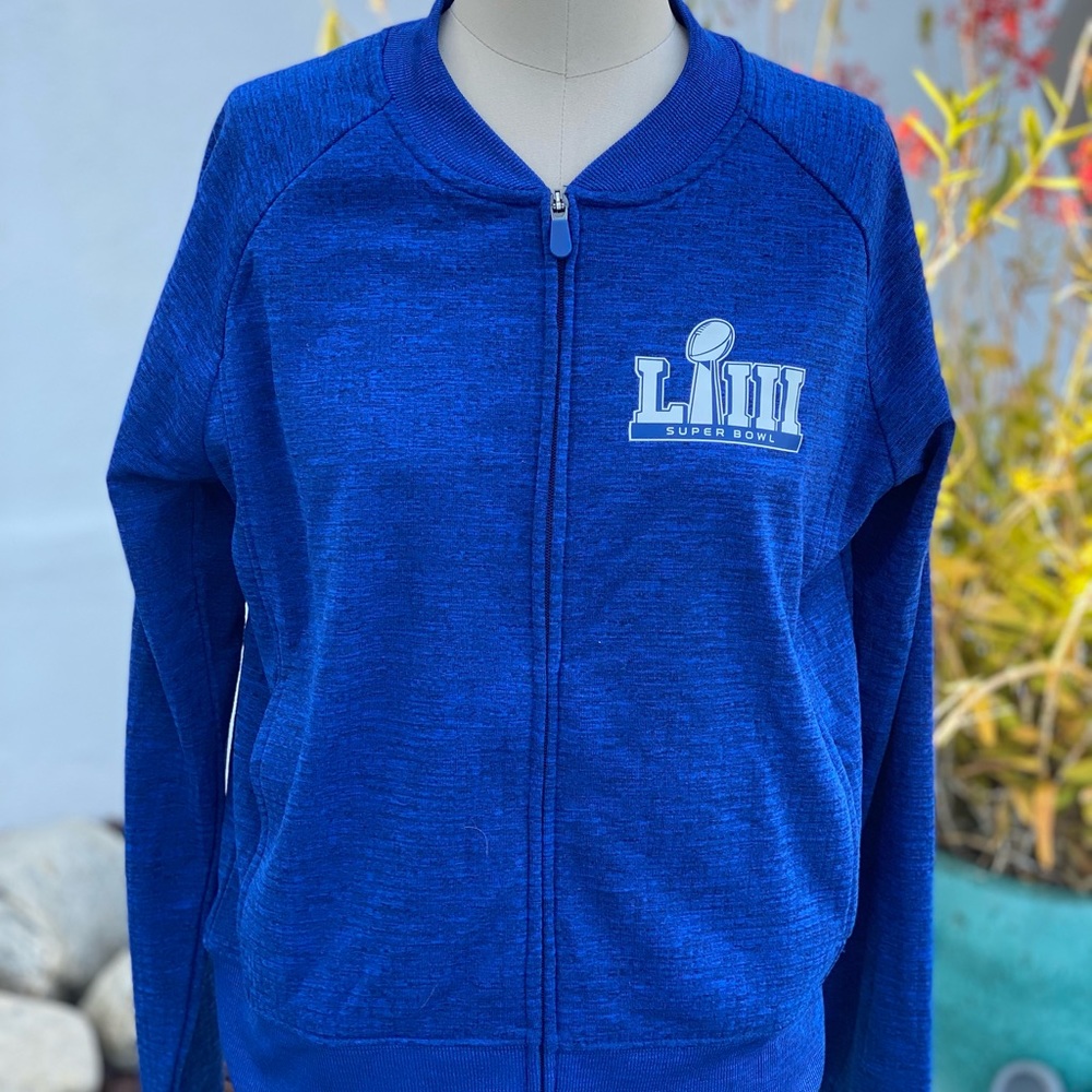 Blue Super Bowl jacket from Atlanta
